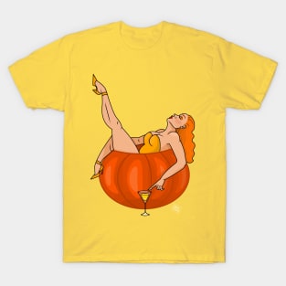 Pumpkin Pin Up T-Shirt